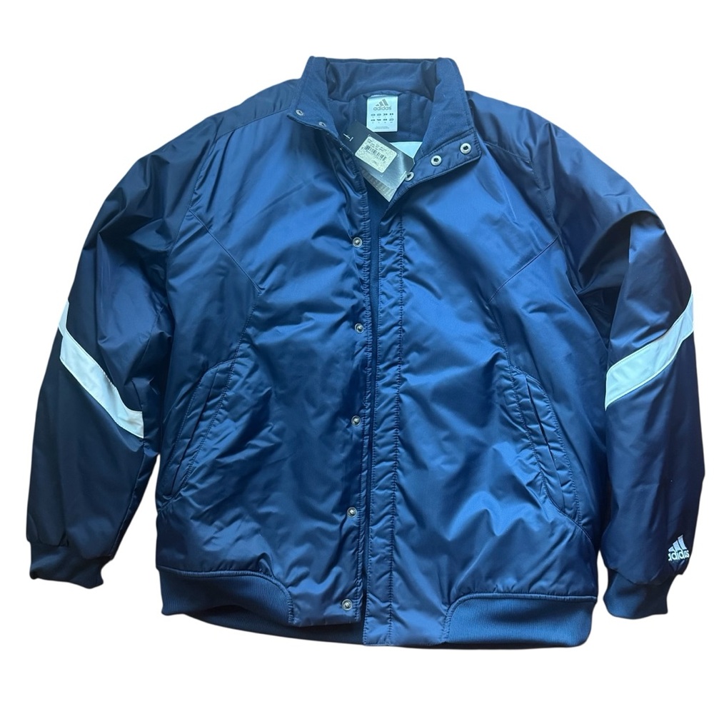 Adidas Navy Blue Jacket with White Details